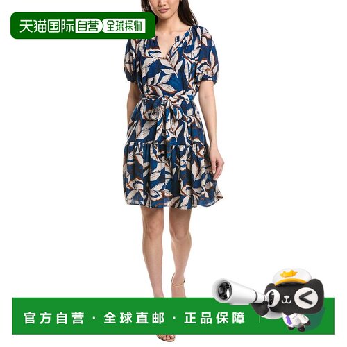 自营Julia Jordan Balboa Mini Dress - Blue 连衣裙美国直发奥莱