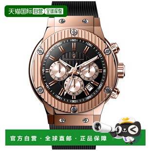 自营Christian Van Sant男式君主红色表盘手表-红色 美国奥莱直发