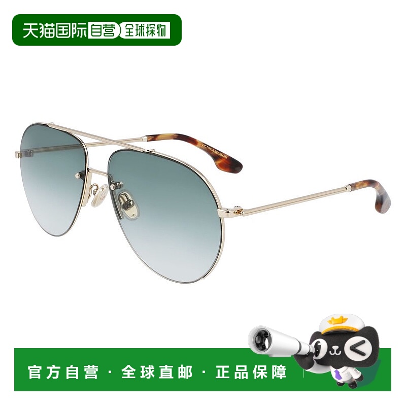 自营Victoria Beckham Metal Women's Sunglasses - gold 美国奥