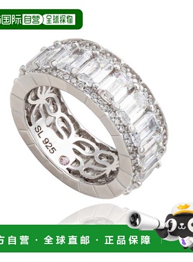 自营Suzy Levian Rose Sterling Silver Cubic Zirconia Brown Em
