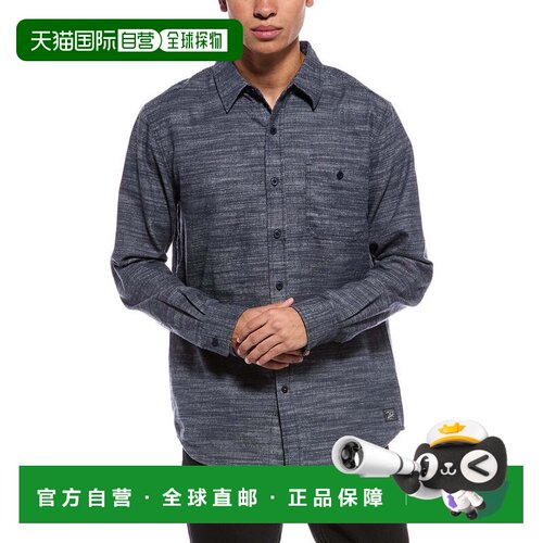 自营weatherproof vintage防风雨复古桃子竹节衬衫-蓝色 美国奥莱