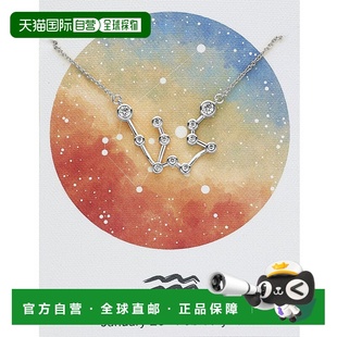 sterling forever\'When Stars Align\' 星座项链 - 银色-水瓶座