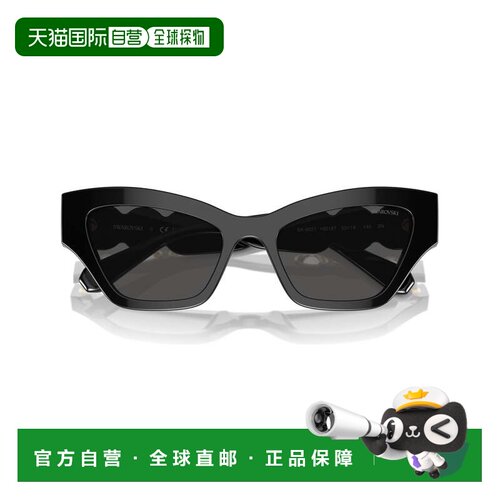 自营swarovski0Sk6021 Cat-Eye Sunglasses with Crystal Embelli