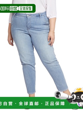 自营 NYDJ 休闲 Surfside 锥形牛仔裤 - 蓝色 美国奥莱直发直筒裤