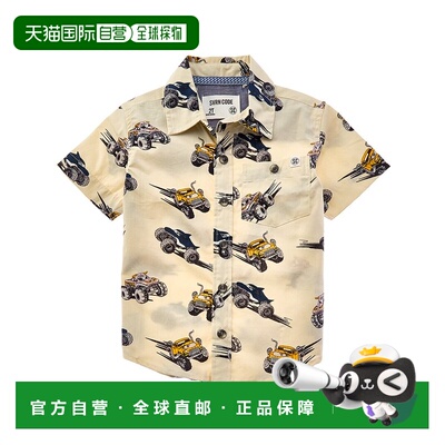 自营Sovereign Code Frenzy Button-Down Shirt - beige 美国奥莱