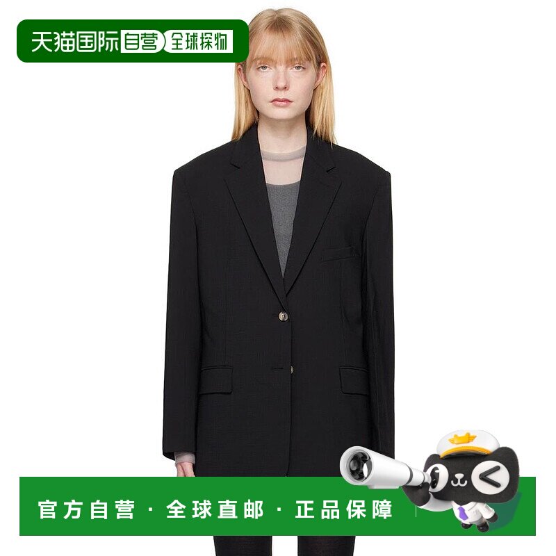 1h可退 【美国直邮】Recto|黑色檀香西装外套