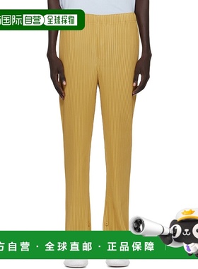 1h可退 香港直邮潮奢 Homme Plisse Issey Miyake 男士 黄色 Mont