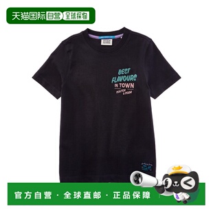 自营Scotch & Soda Regular-Fit T-Shirt - black 美国奥莱直发