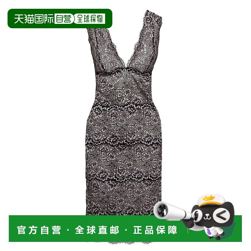 自营 cosabella黑色和石头色女式Pret A Porter连衣裙-黑色和石头