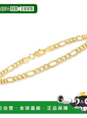 Ross-Simons 3.5 毫米 14 节黄金 Figaro-Link 手链 - 8 英寸 【