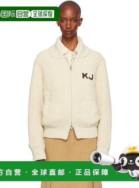 1h可退 香港直邮潮奢 Kijun 女士 灰白色 KJ Cowichan 开衫 24PFM