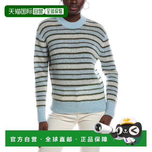 自营Madewell Roadmap Stripe Ariana Chamade Pullover Alpaca-B