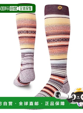 1h可退 香港直邮潮奢 stance 男士 Curren Snow 袜子 red红色 舒