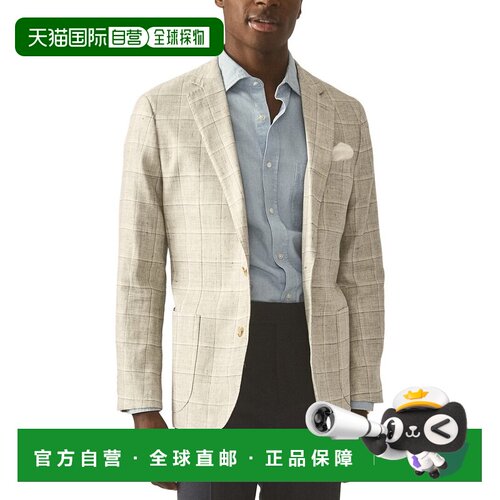 自营J.McLaughlin Lisbon Jacket - white 美国奥莱直发外套男装