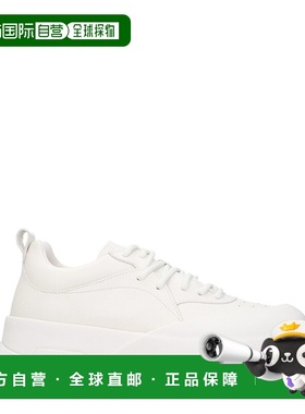 自营 Jil Sander Leather Men's Sneakers - white 美国奥莱直发