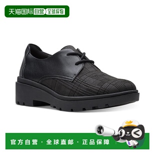 1h可退 【美国直邮】Clarks|女士 Calla Ruby 系带平底鞋