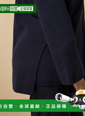 自营marina rinaldi斑点 - 深海军蓝 美国奥莱直发毛衣开衫