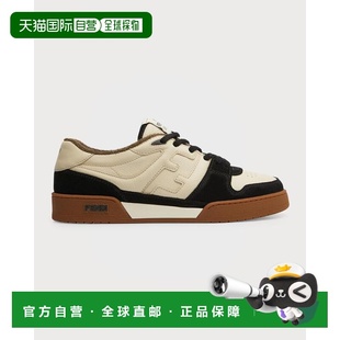 【美国直邮】fendi 男士 时尚休闲鞋运动鞋牛皮低帮系带男鞋