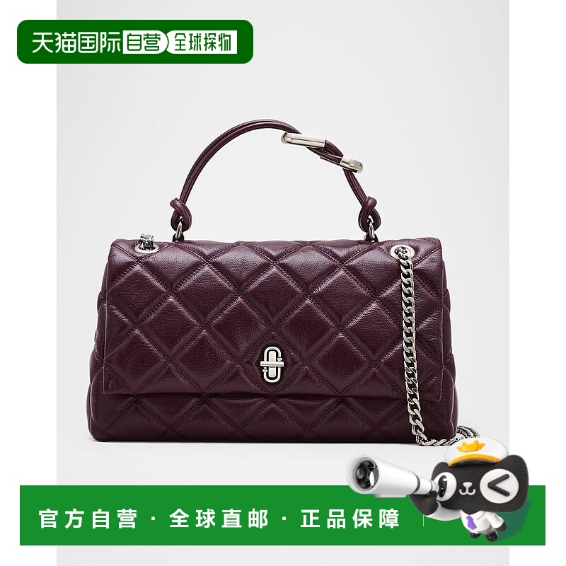 1h可退 【美国直邮】marc jacobs 女士 单肩包斜挎包真皮