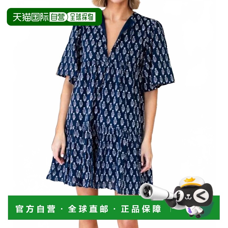 自营 emerson fryIsla迷你连衣裙玛格丽特蓝有机-玛格丽特蓝有机
