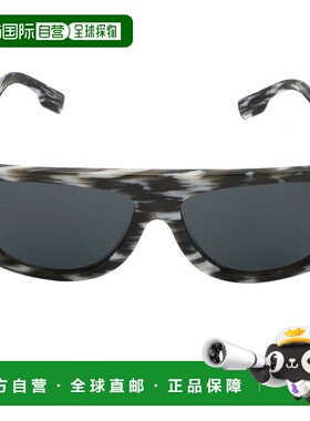 自营Burberry Joan Dark Grey Square Ladies Sunglasses BE4362
