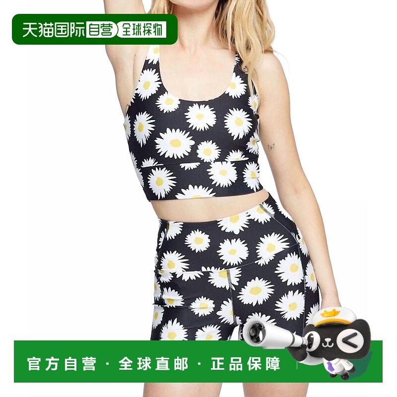 自营year of oursDaisy Bike Shorts In Black Multi - black mul