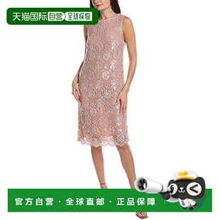 自营Michael Kors Collection Lace Silk-Lined Sheath Dress 美