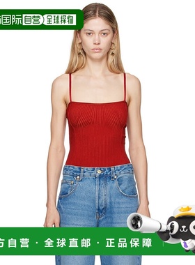 1h可退 香港直邮潮奢 Jacquemus 女士 红色 La Casa 系列 Le haut