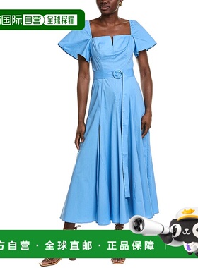 自营 BGL Midi连衣裙-蓝色 美国奥莱直发服饰