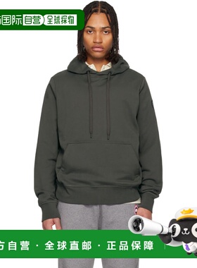 1h可退 香港直邮潮奢 Canada Goose 加拿大鹅 男士 卡其色 Huron