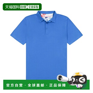 自营Robert Graham Axelsen Knit Polo Shirt - blue 美国奥莱直