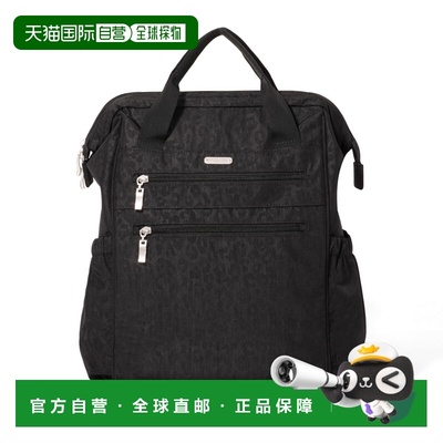 自营baggallini Women's City Scape Backpack - black cheetah e
