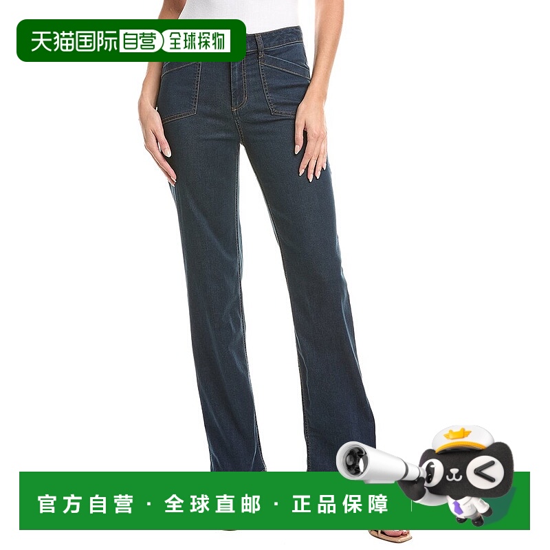 自营 Jones New York Porkchop口袋直筒长裤-蓝色 美国奥莱直发