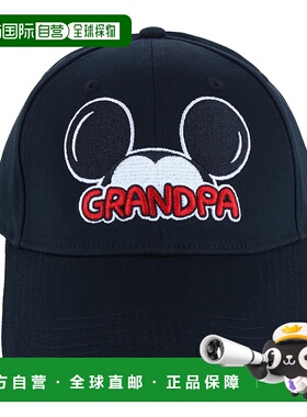 自营 disneyMen's Mickey Mouse Grandpa Fan Baseball Cap - bla