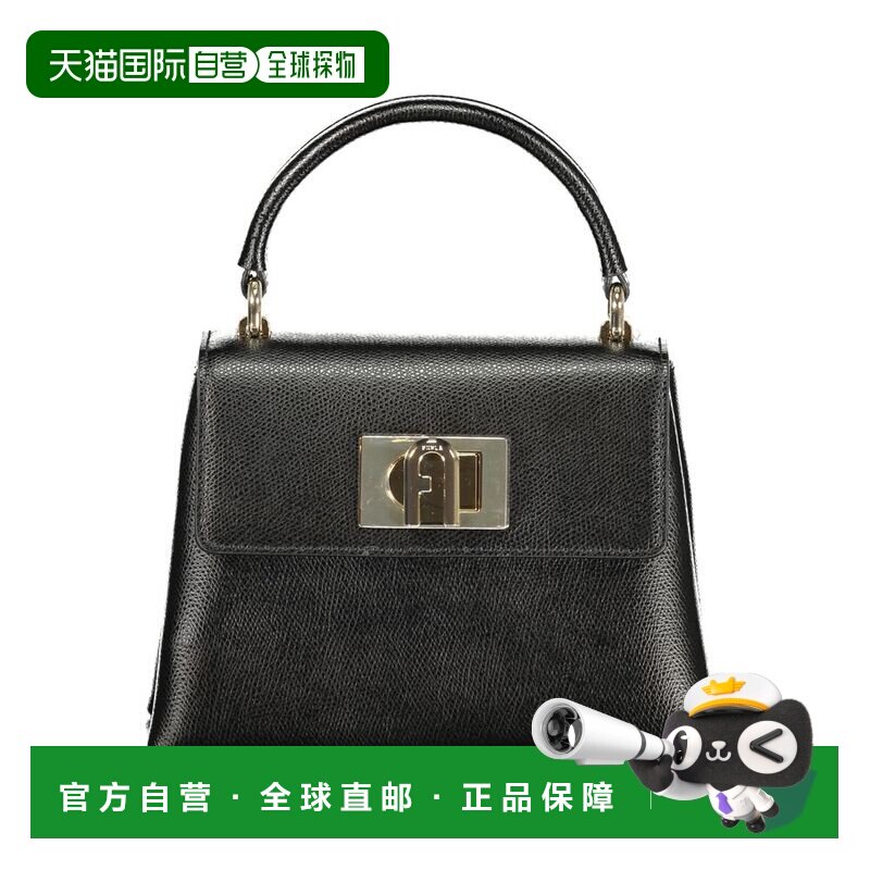 自营Furla Leather Women Women's Handbag - black 美国奥莱直发