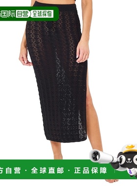 自营l spaceL*太空甜言蜜语裙-黑色 美国奥莱直发新款半身裙