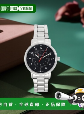 自营 Wenger Swiss Army 女士 01.1621.114 Avenue 黑色表盘腕表
