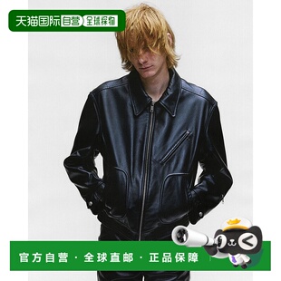 男士 DEPRIMES 战斗皮夹克皮衣 RICHES 美国直邮ENFANTS