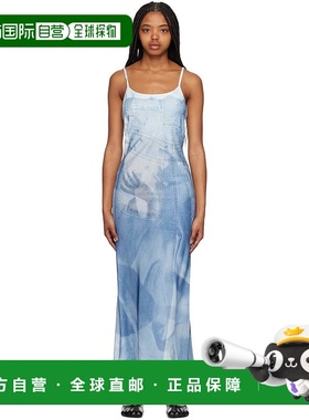 1h可退 香港直邮潮奢 ELLISS 女士 蓝色 Handy Jean 连衣裙 Handy