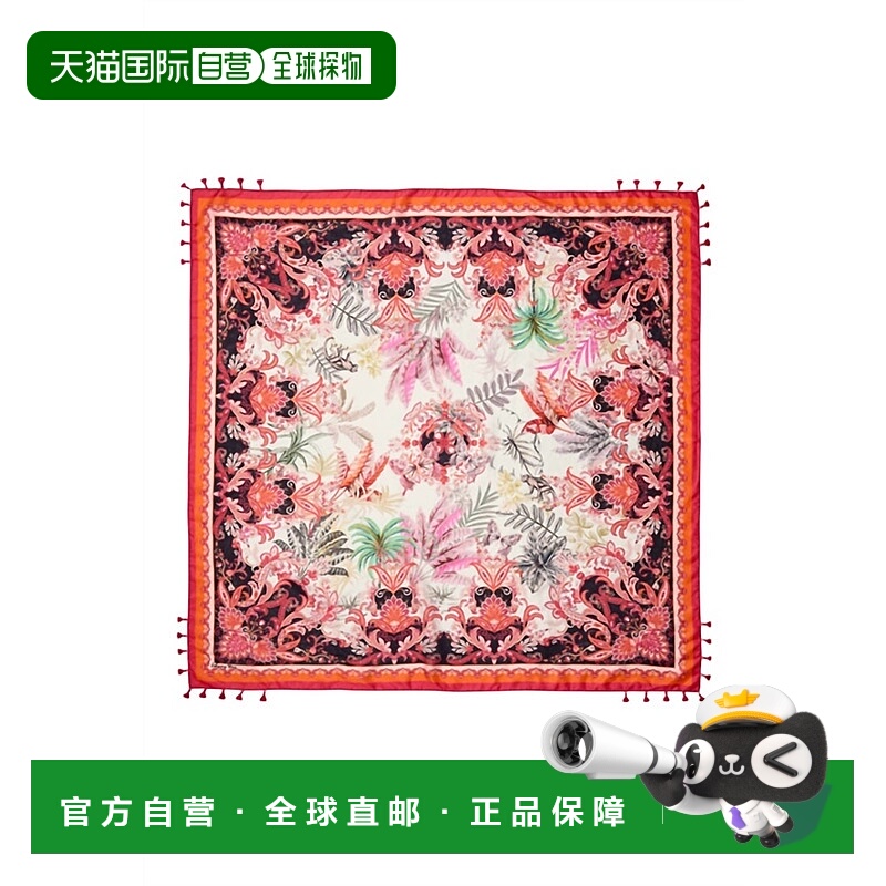 自营johnny wasWomen's Antheia Silk Scarf In Floral Multi - f