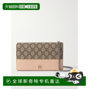 香港直邮潮奢 古驰 1h可退 Gucci 790060AADQE 女士 链带钱包