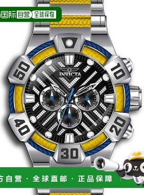 自营Invicta Men's Bolt 52mm Two Tone Quartz Watch - silver a