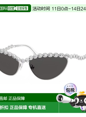 自营Swarovski  SK 7030 400187 59mm Womens Cat-Eye Sunglasses