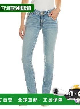 自营HUDSON JEANS BETH MID-RISE BABY BOOT PETITE (FLAP) - bla