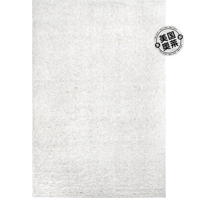 nuLOOM Kara Solid Shag 区域地毯 - 象牙色 【美国奥莱】直发