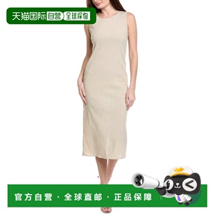 自营Max Mara Globale Midi Dress - beige 美国奥莱直发连衣裙