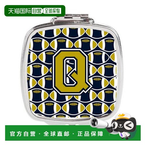 自营 Carolines Treasures CJ1074-QSCM 字母 Q 足球蓝色和正品