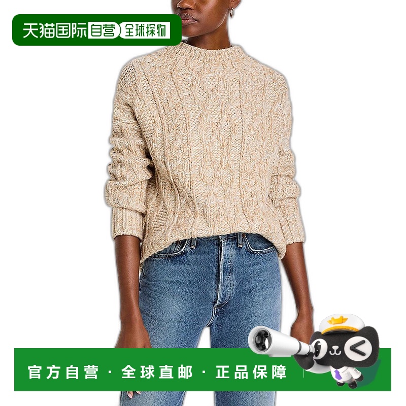 1小时内可退 【美国直邮】vince 女士 毛衣针织羊毛高档流行穿搭