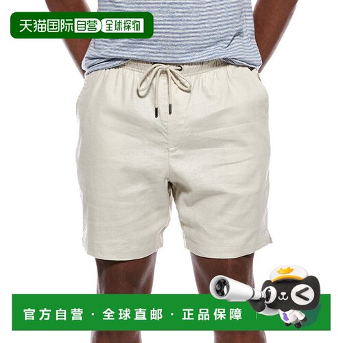 自营Onia Stretch Linen-Blend Short - tan 美国奥莱直发短裤