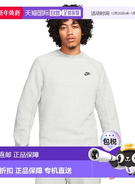自营 Nike Sportswear Tech Fleece FB7916-063男式XL灰色圆领运A